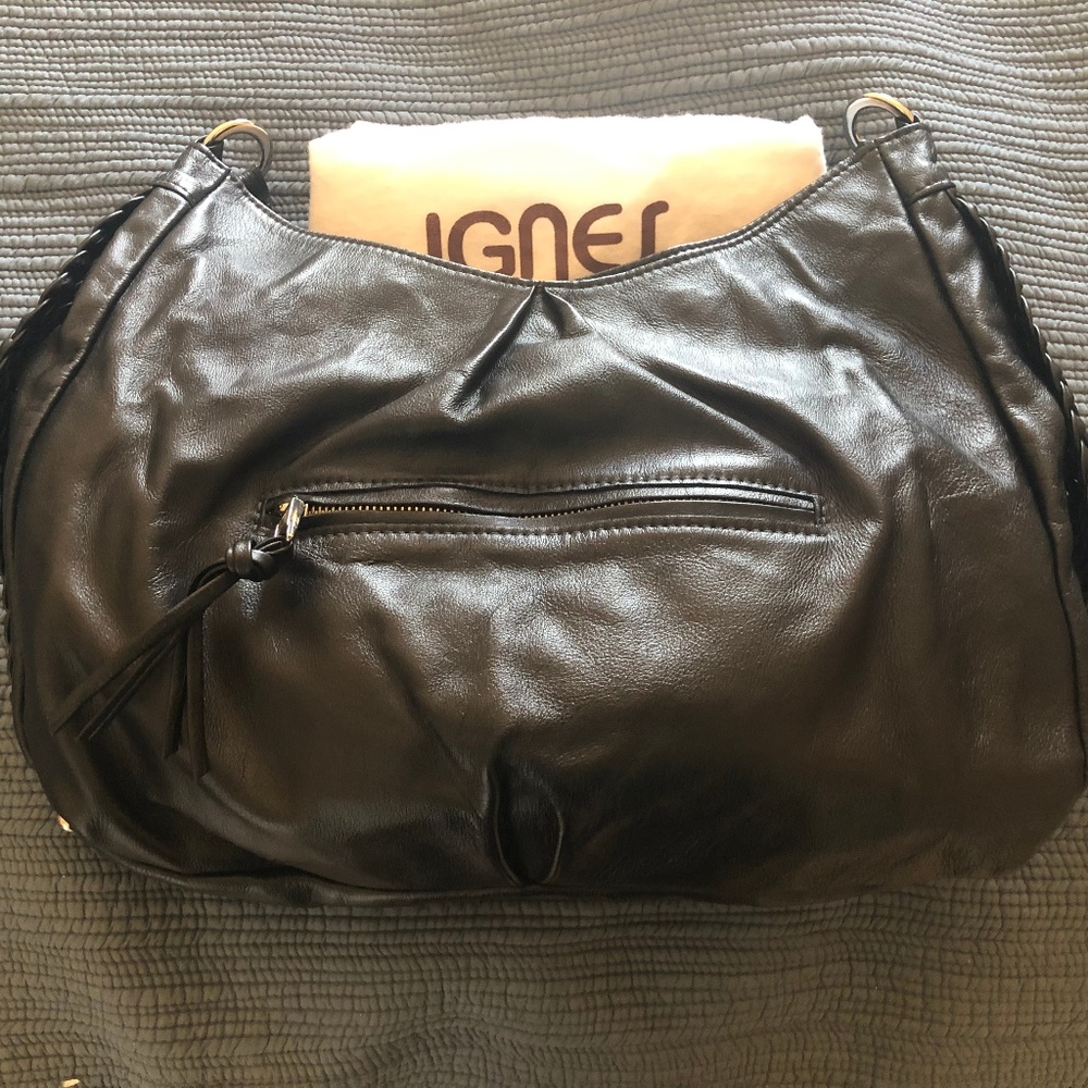 NEW Black Ignes Emily Handbag